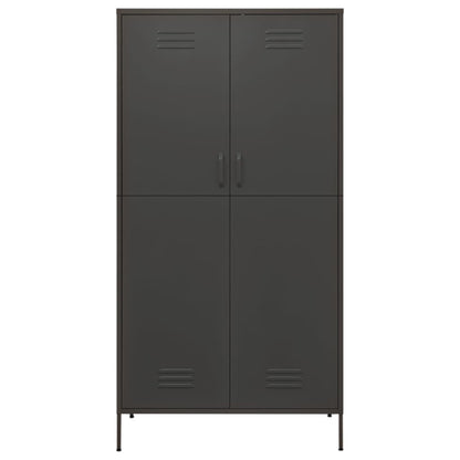 Garde-robe Anthracite 90x50x180 cm Acier