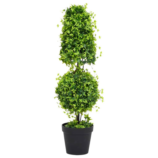 Plante de buis artificiel avec pot Vert 100 cm