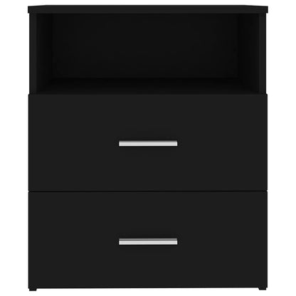 Tables de chevet 2 pcs Noir 50x32x60 cm