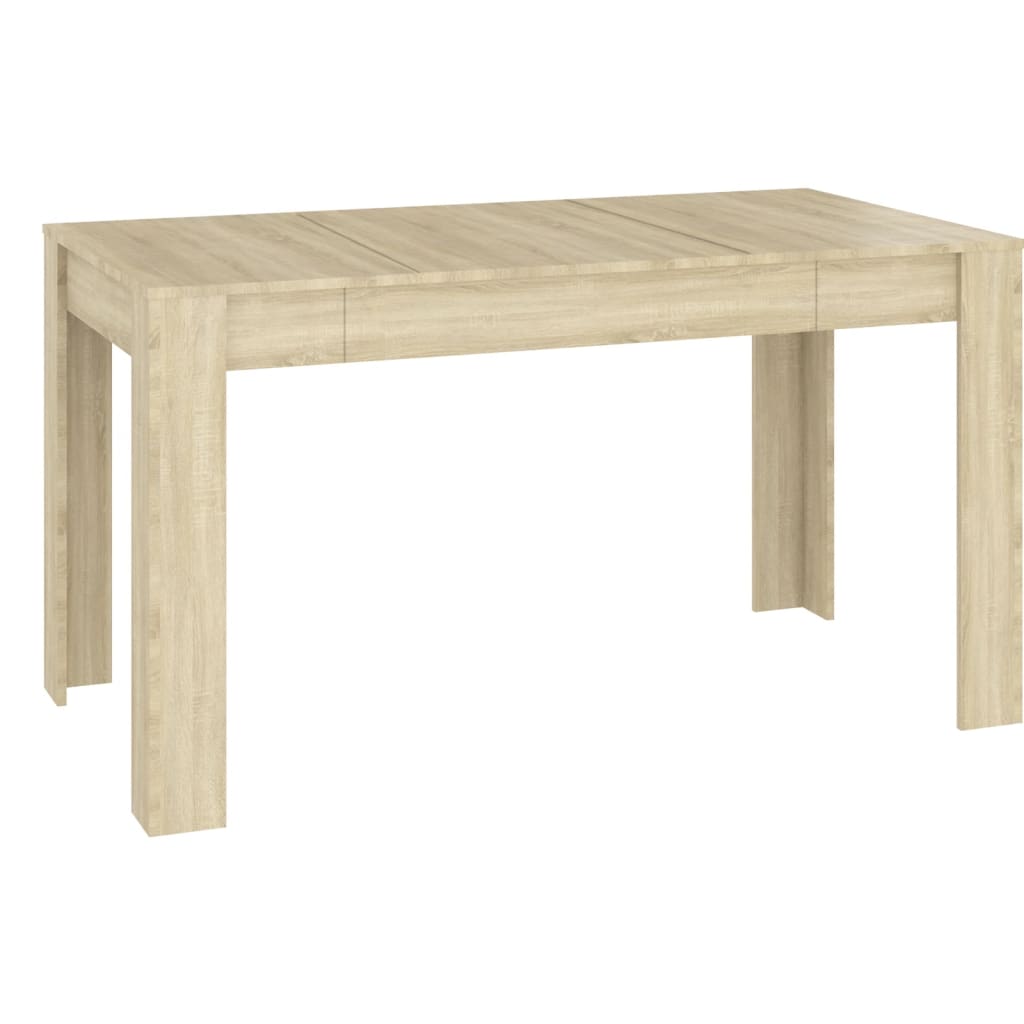 Table à manger Chêne sonoma 140x74,5x76 cm Bois d'ingénierie