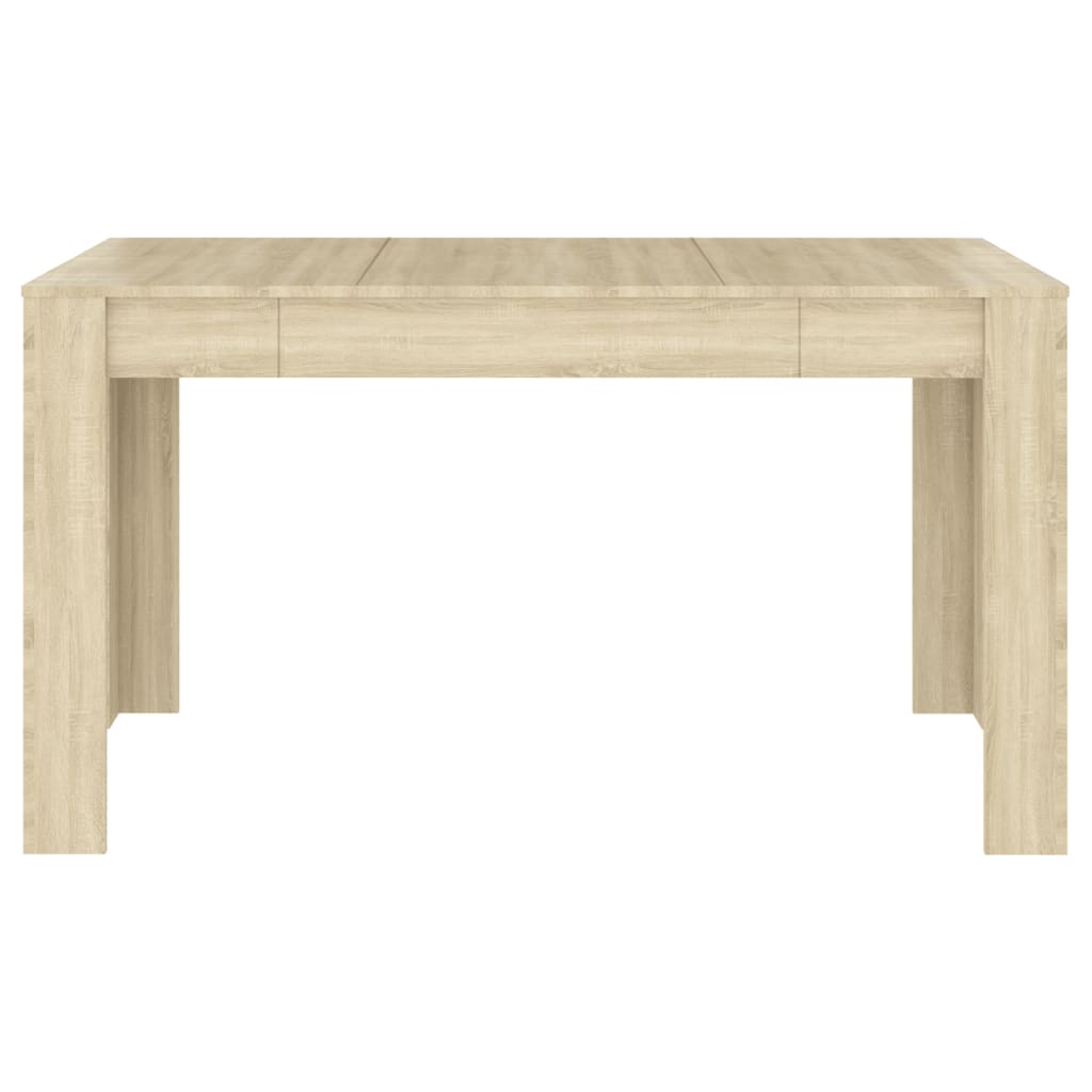 Table à manger Chêne sonoma 140x74,5x76 cm Bois d'ingénierie