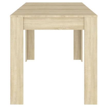 Table à manger Chêne sonoma 140x74,5x76 cm Bois d'ingénierie