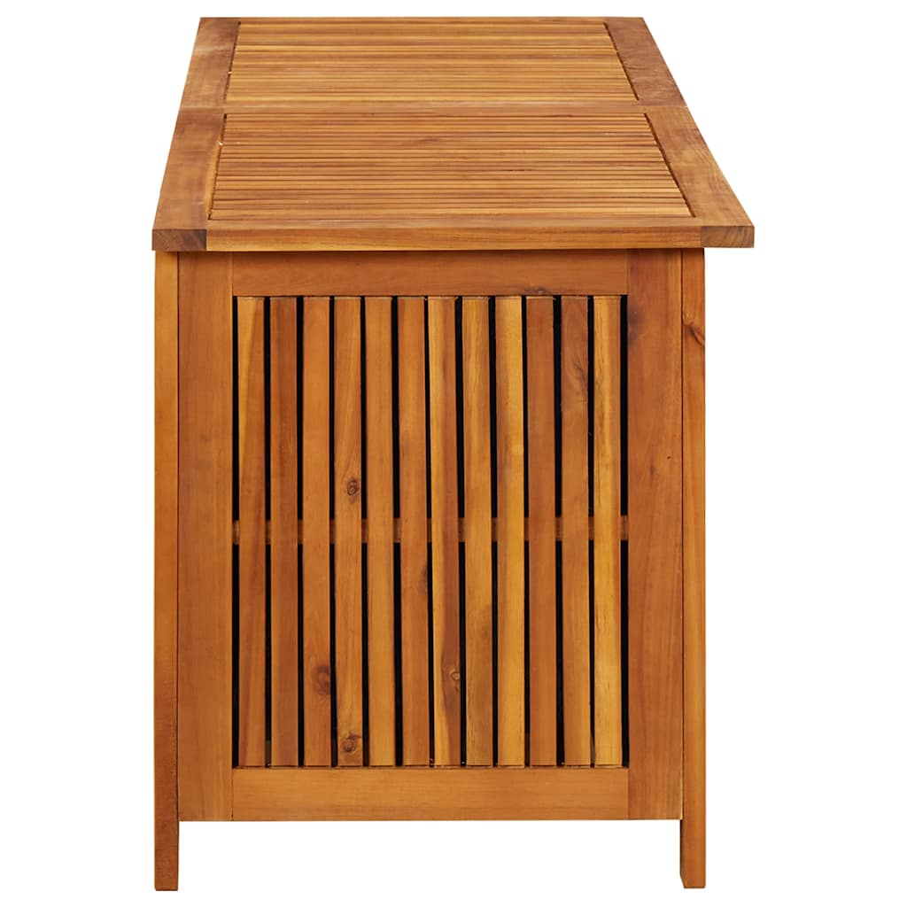 Boîte de rangement de jardin 150x50x58 cm Bois d'acacia solide