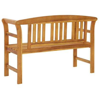 Banc de jardin 114 cm bois d'acacia solide