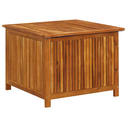 Boîte de rangement de jardin 75x75x58 cm Bois d'acacia solide