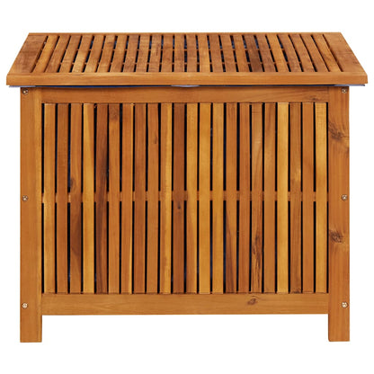 Boîte de rangement de jardin 75x75x58 cm Bois d'acacia solide