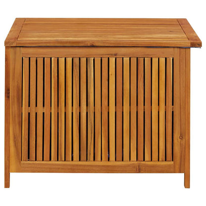 Boîte de rangement de jardin 75x75x58 cm Bois d'acacia solide