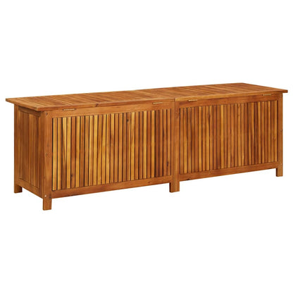 Boîte de rangement de jardin 175x50x58 cm Bois d'acacia solide