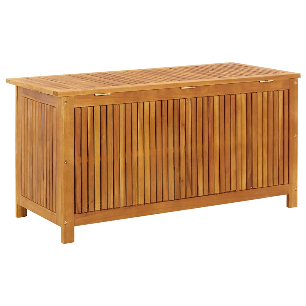 Boîte de rangement de jardin 113x50x58 cm Bois d'acacia solide