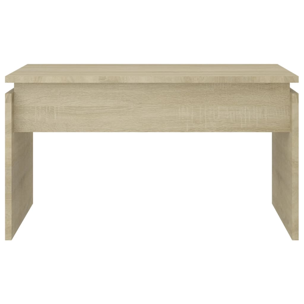 Table basse chêne sonoma 68x50x38 cm bois d'ingénierie