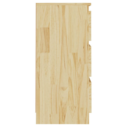 Table de chevet 40x29,5x64 cm Bois de pin solide