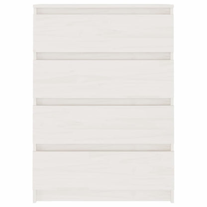 Armoire d'appoint Blanc 60x36x84 cm Bois de pin massif