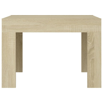 Table basse Chêne sonoma 50x50x35 cm Bois d'ingénierie