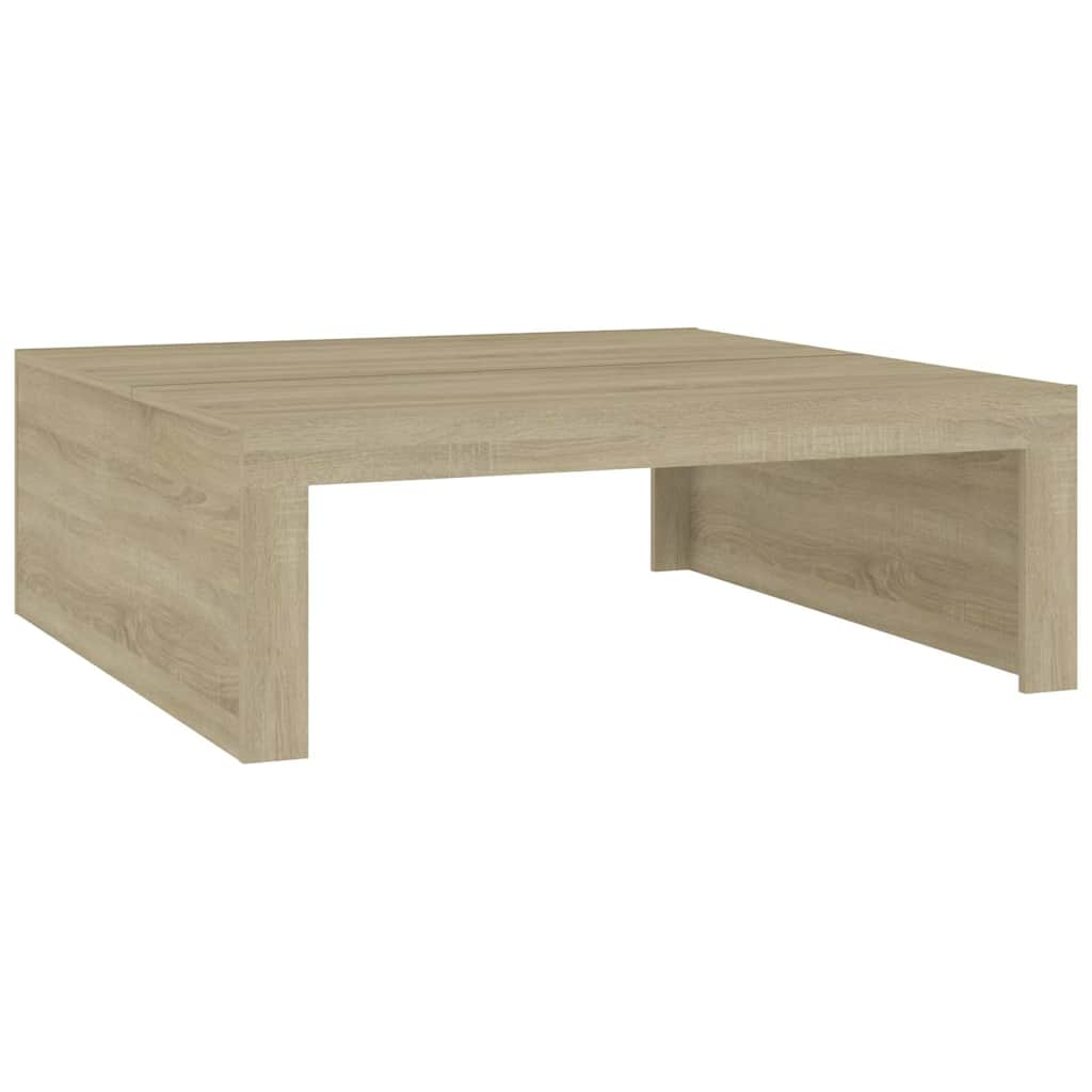 Table basse Chêne sonoma 100x100x35 cm Bois d'ingénierie