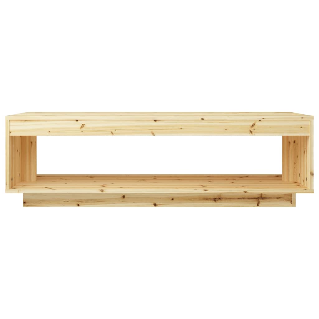 Table basse 110x50x33,5 cm bois de sapin massif