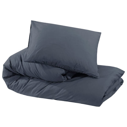 Ensemble de housse de couette Anthracite 240x220 cm Microfibre