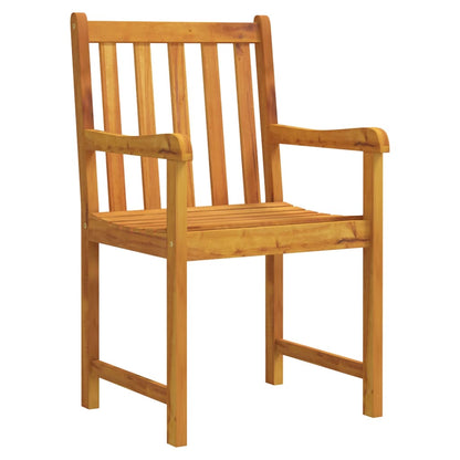 Chaises de jardin lot de 2 Bois d'acacia solide