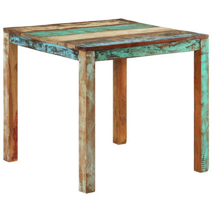 Table à manger 82x80x76 cm Bois de récupération massif