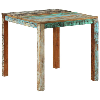 Table à manger 82x80x76 cm Bois de récupération massif