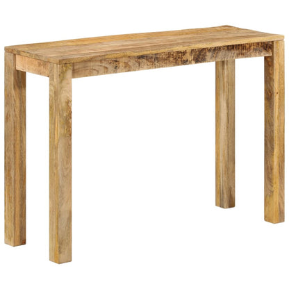 Table console 110x35x76 cm Bois de manguier brut