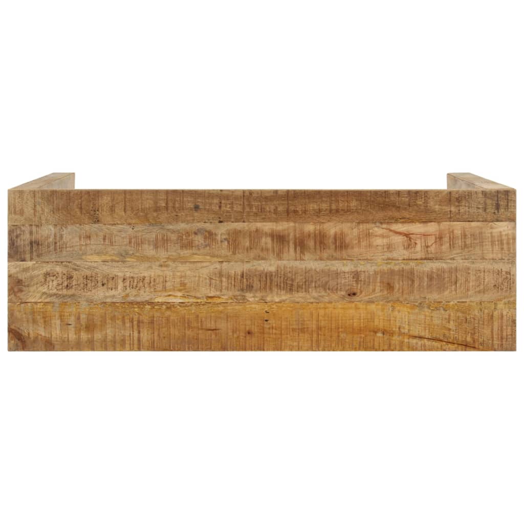 Table console 110x35x76 cm Bois de manguier brut