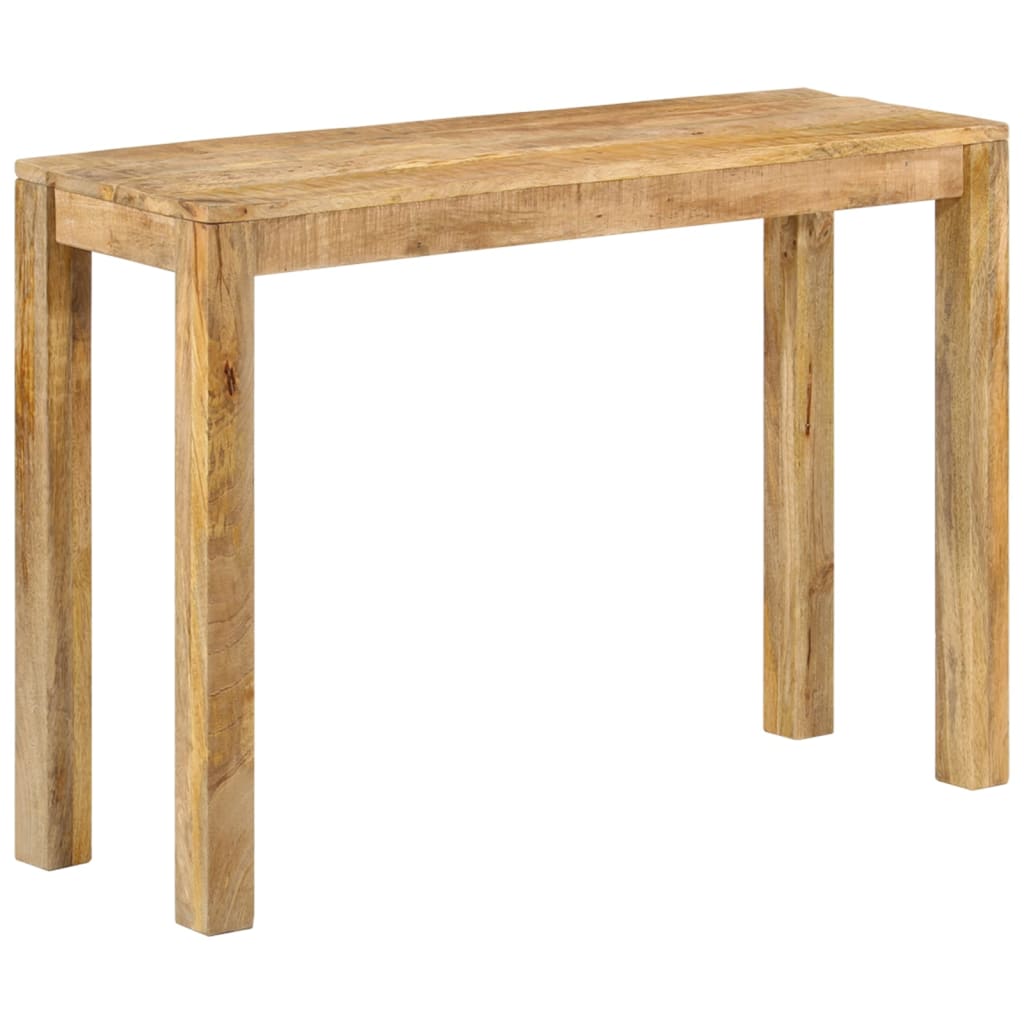 Table console 110x35x76 cm Bois de manguier brut