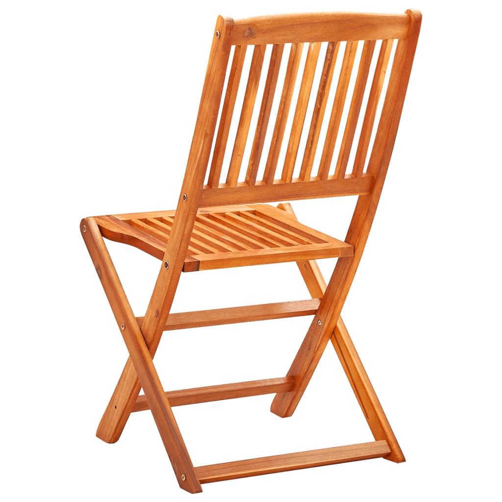 Chaises de jardin pliables lot de 6 Bois d'eucalyptus massif