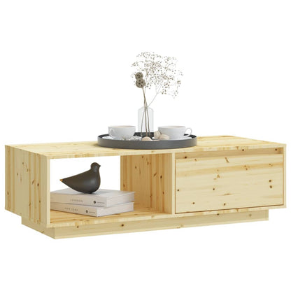 Table basse 110x50x33,5 cm bois de sapin massif