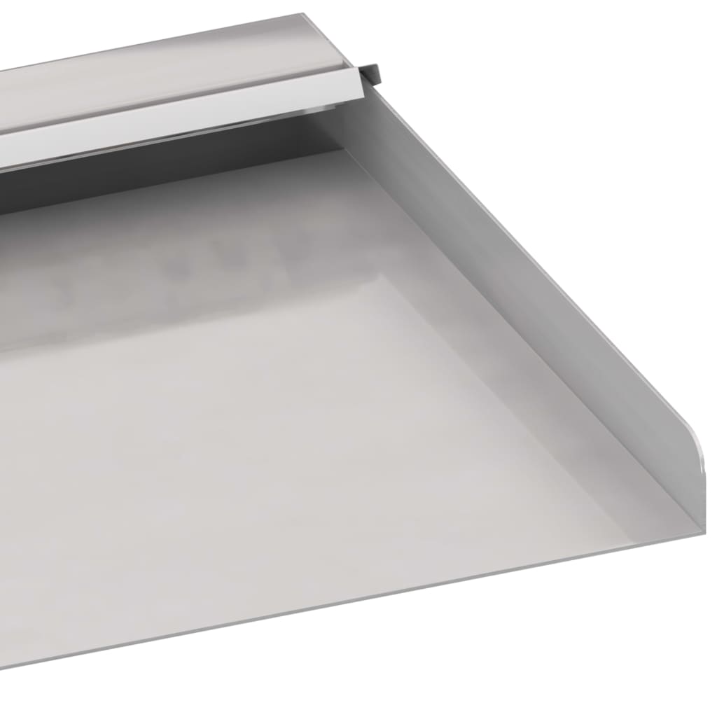 Déversoir pour cascade avec LED RVB Inox 45 cm