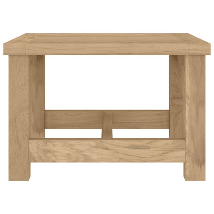 Table basse 45x45x30 cm bois massif de teck