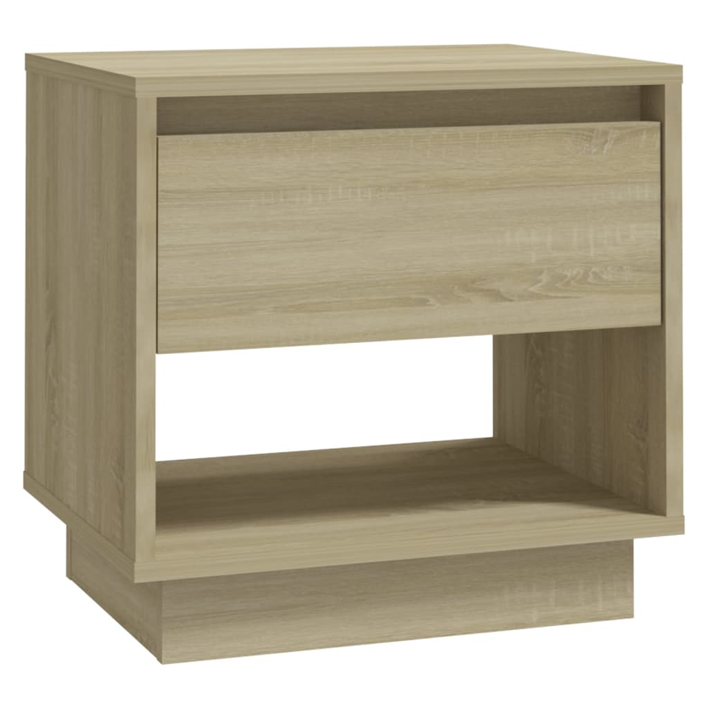 Table de chevet Chêne sonoma 45x34x44 cm bois d'ingénierie