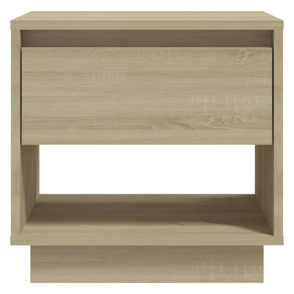 Table de chevet Chêne sonoma 45x34x44 cm bois d'ingénierie