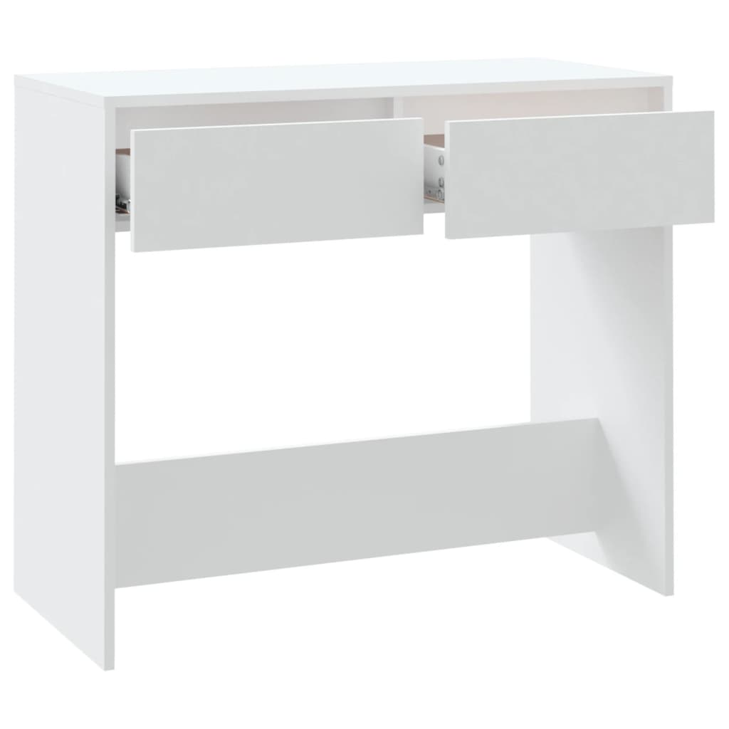 Table console Blanc 89x41x76,5 cm Acier