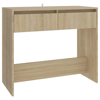 Table console chêne sonoma 89x41x76,5 cm bois d'ingénierie