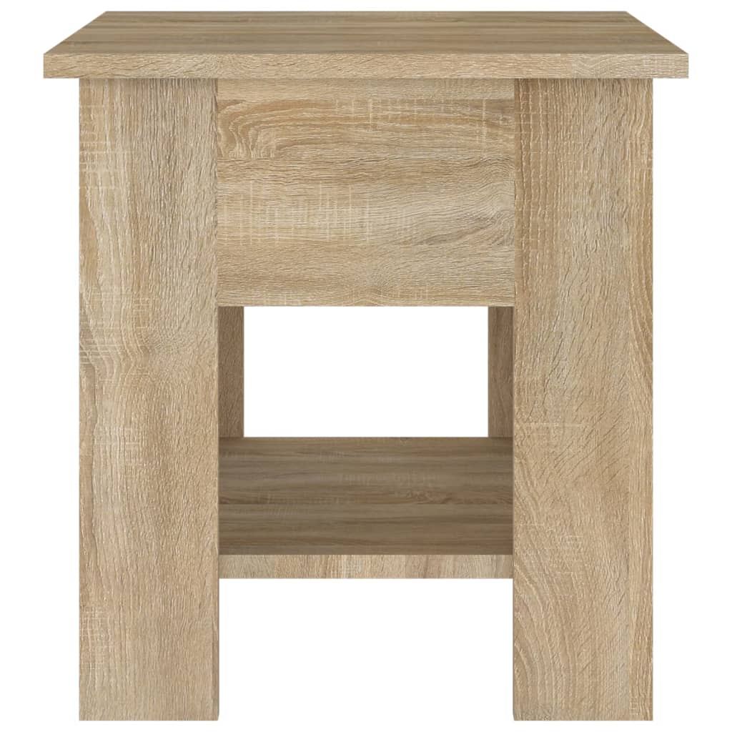 Table basse chêne sonoma 40x40x42 cm bois d'ingénierie