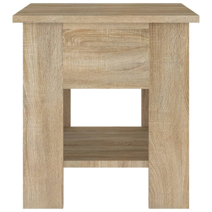 Table basse chêne sonoma 40x40x42 cm bois d'ingénierie