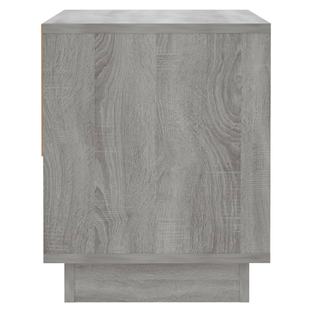 Table de chevet Sonoma gris 45x34x44 cm bois d'ingénierie