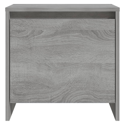 Table de chevet Sonoma gris 45x34x44,5 cm bois d'ingénierie