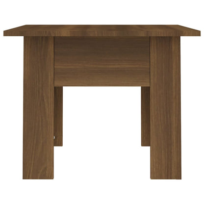 Table basse chêne marron 55x55x42 cm bois d'ingénierie