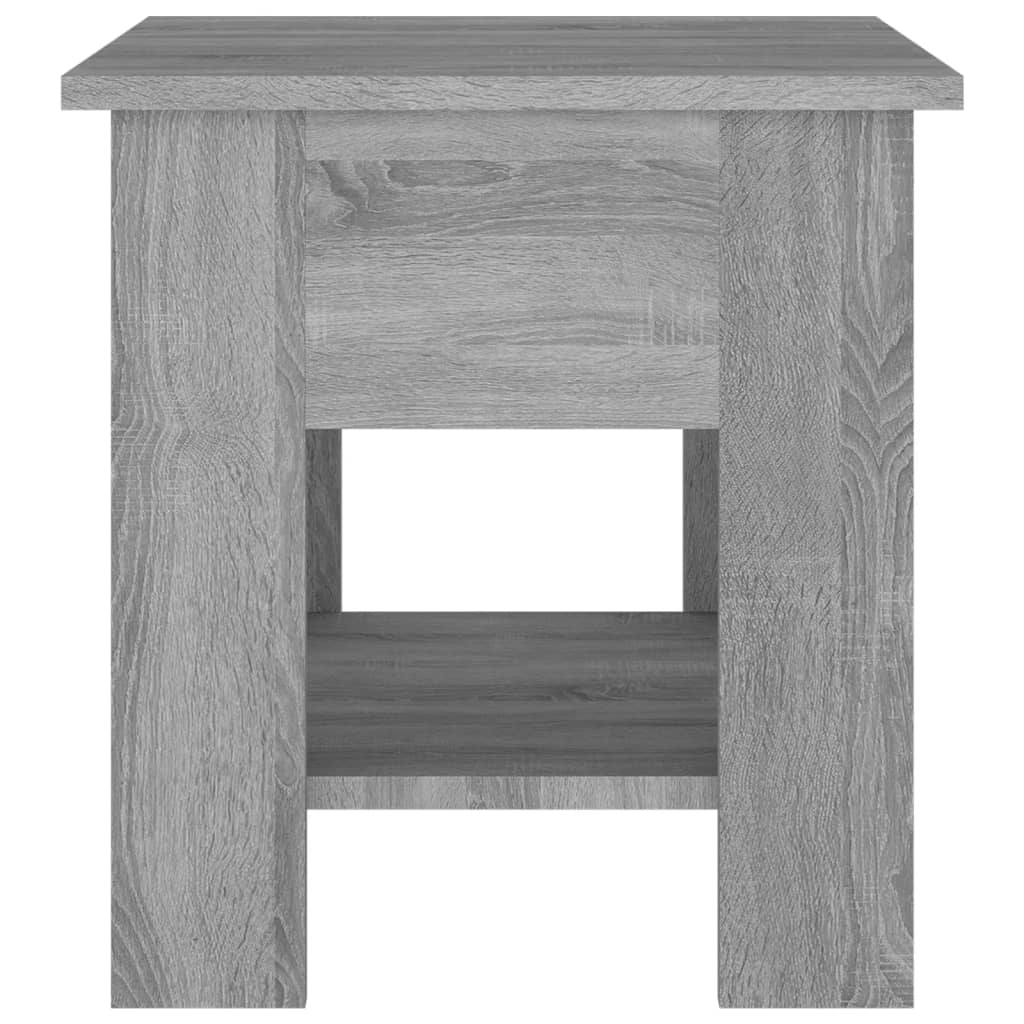 Table basse Sonoma gris 40x40x42 cm Bois d'ingénierie