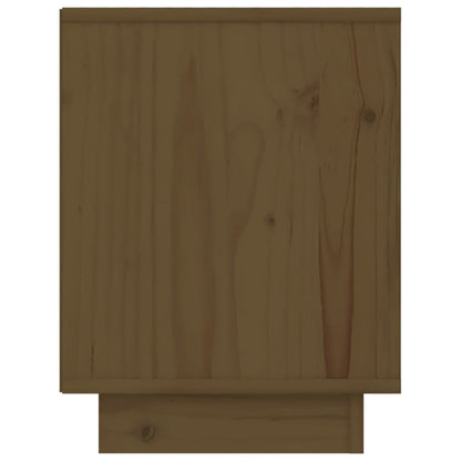 Table de chevet Marron miel 40x30x40 cm Bois de pin solide