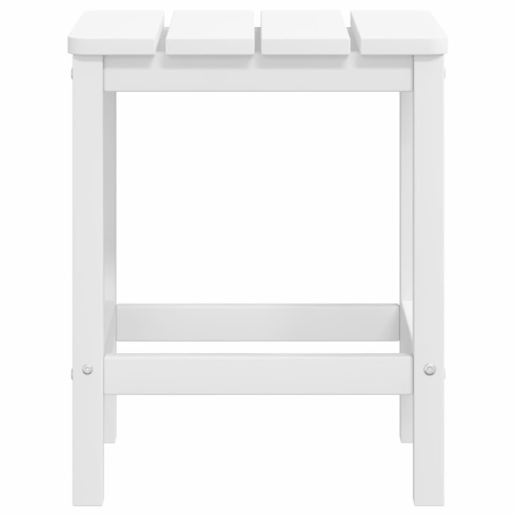 Chaises de jardin Adirondack repose-pied table PEHD Blanc