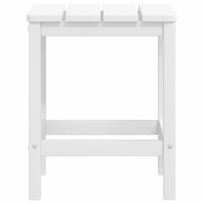 Chaises de jardin Adirondack repose-pied table PEHD Blanc