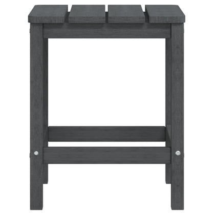 Chaises de jardin Adirondack repose-pied table PEHD Anthracite