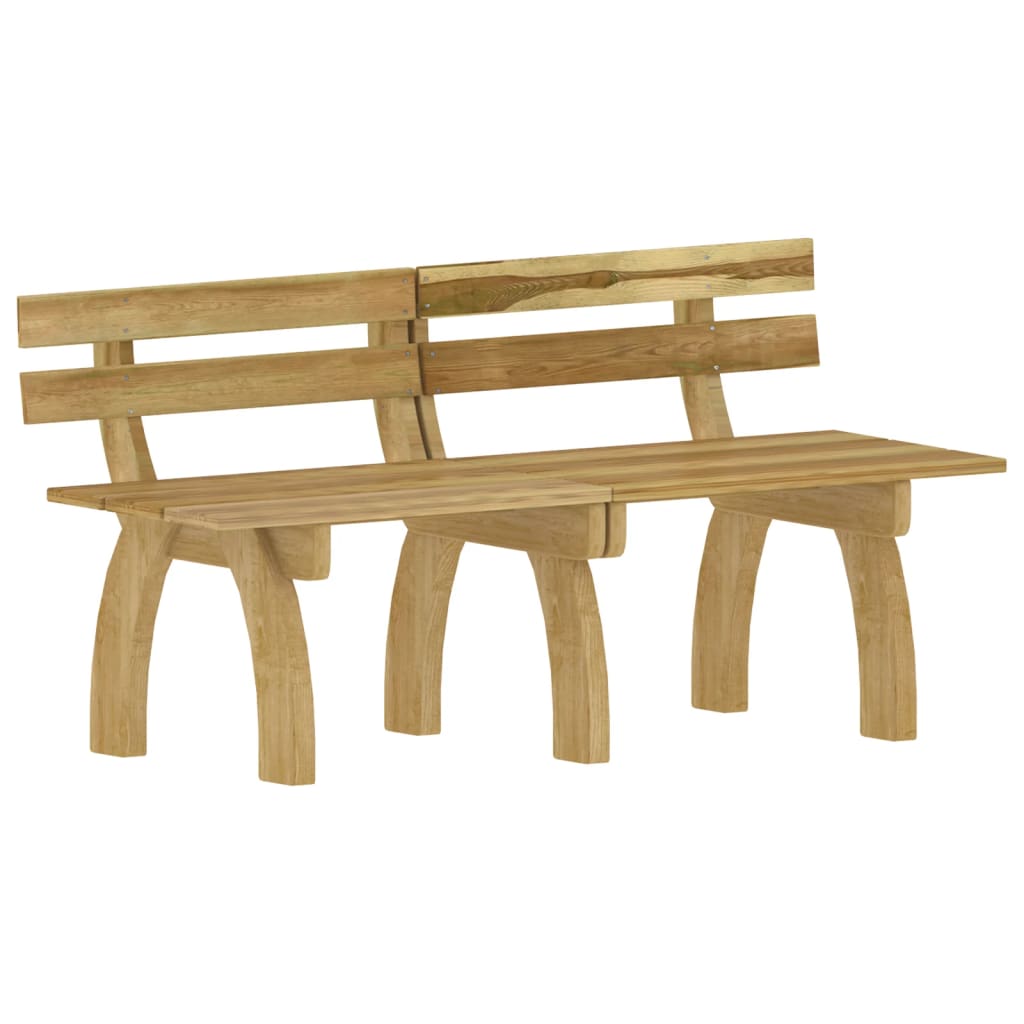 Ensemble à manger de jardin 3 pcs Bois de pin imprégné