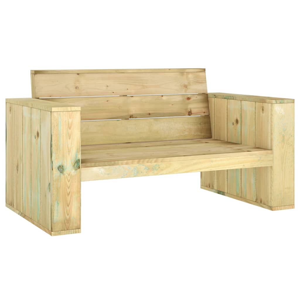 Salon de jardin 3 pcs Bois massif de pin imprégné