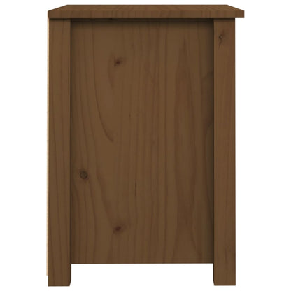 Tables de chevet 2pcs Marron miel 40x35x49cm Bois de pin massif