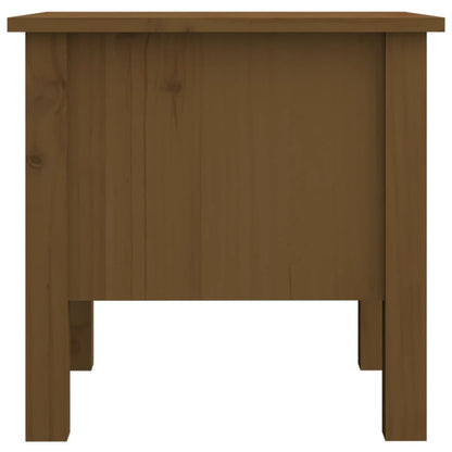 Tables d'appoint 2pcs Marron miel 40x40x39cm Bois massif de pin