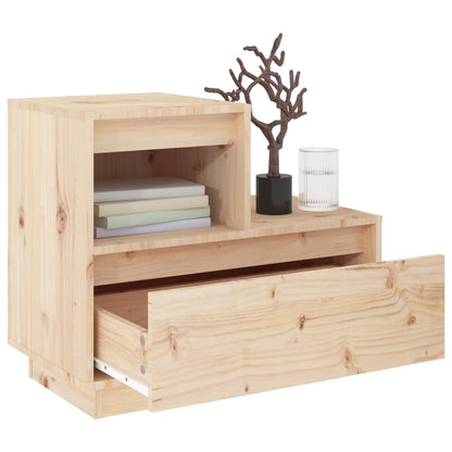 Tables de chevet 2 pcs Gris 60x34x51 cm Bois de pin solide