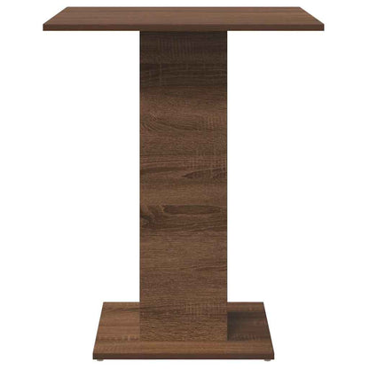 Table de bistro Chêne marron 60x60x75 cm Bois d'ingénierie